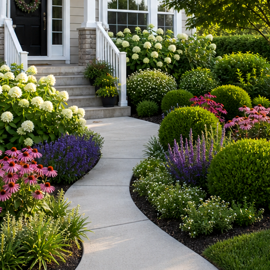 AI Landscape Design Free layout idea