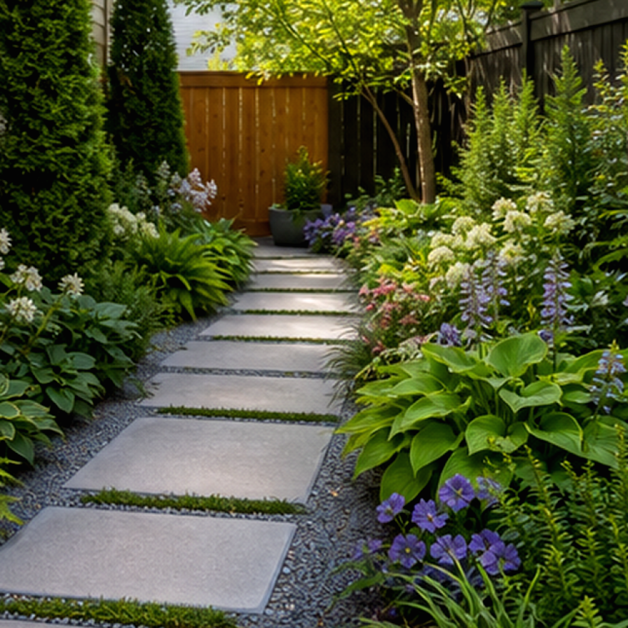 AI Landscape Design Free materials and planting