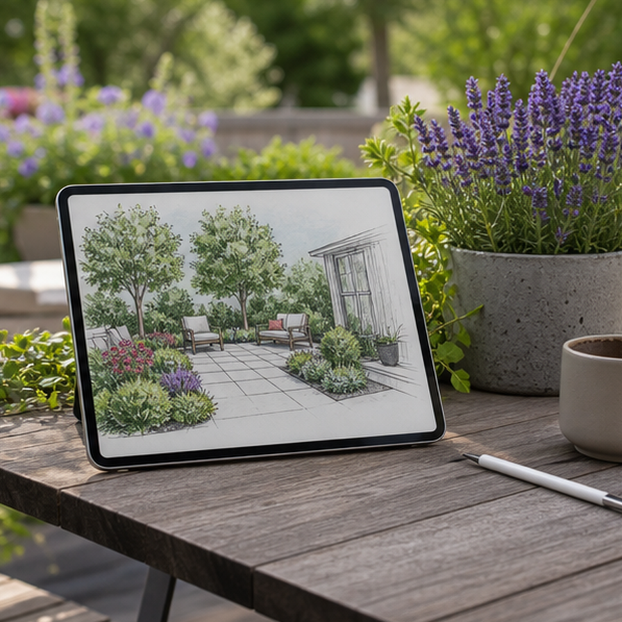 AI Landscape Design Free alternate style