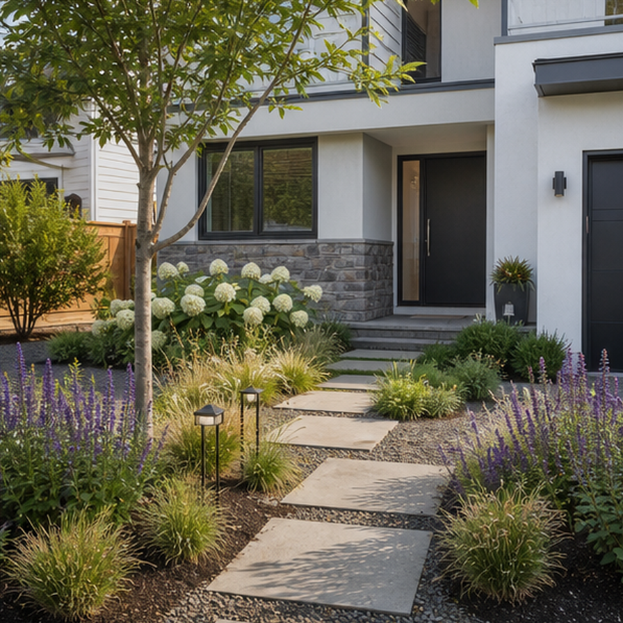 AI Landscape Design in a real setting