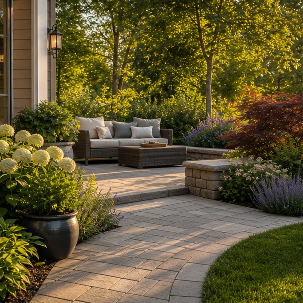 Ai Landscape Design with layered planting