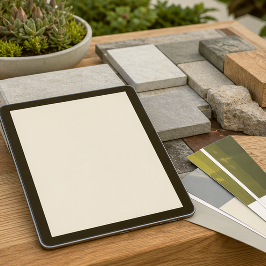AI Landscape Design lighting idea