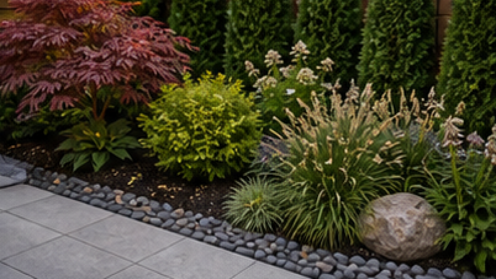Backyard Corner Landscaping Ideas materials and planting