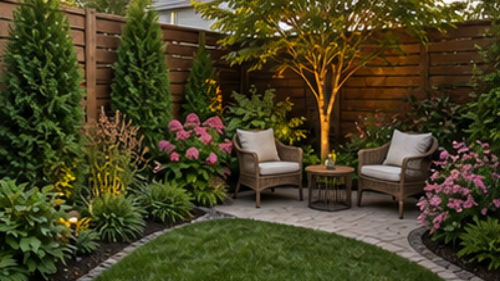 Backyard Corner Landscaping Ideas second view