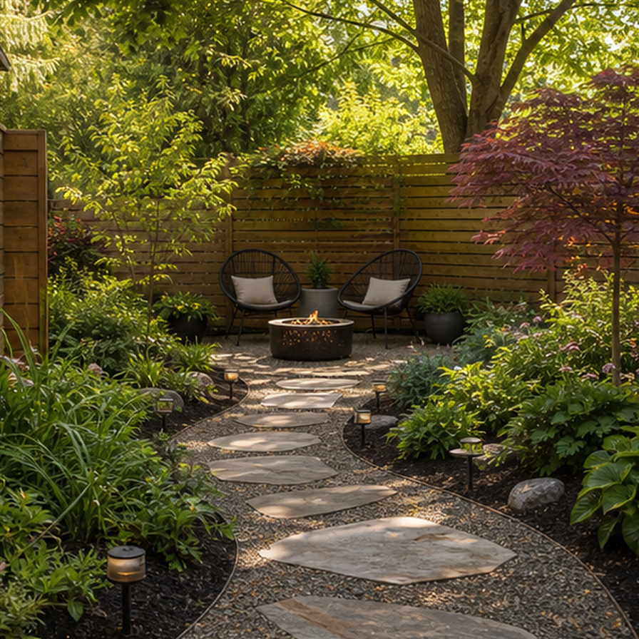 Backyard Design Ideas in a real setting