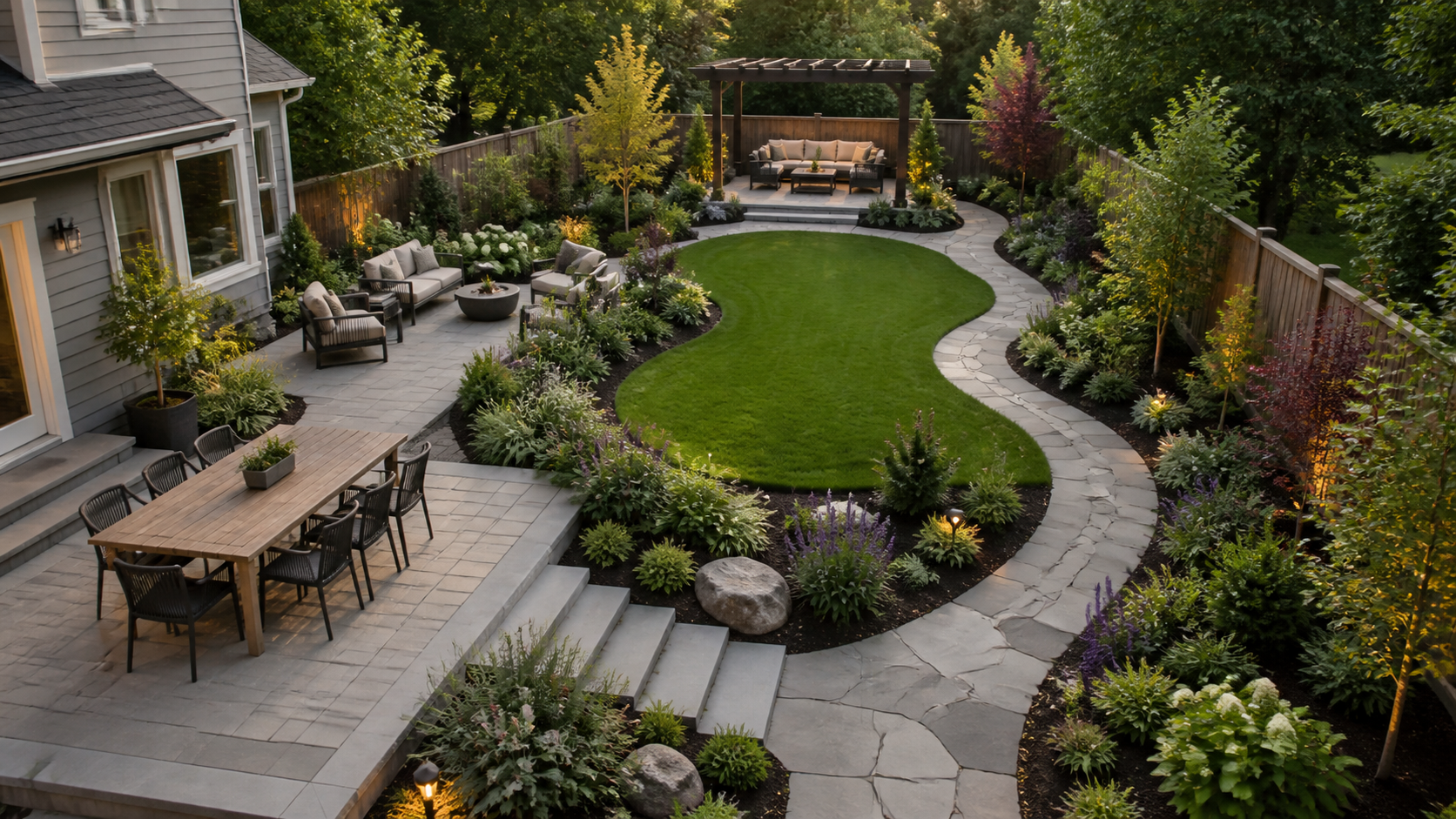 Backyard Design Ideas layout idea