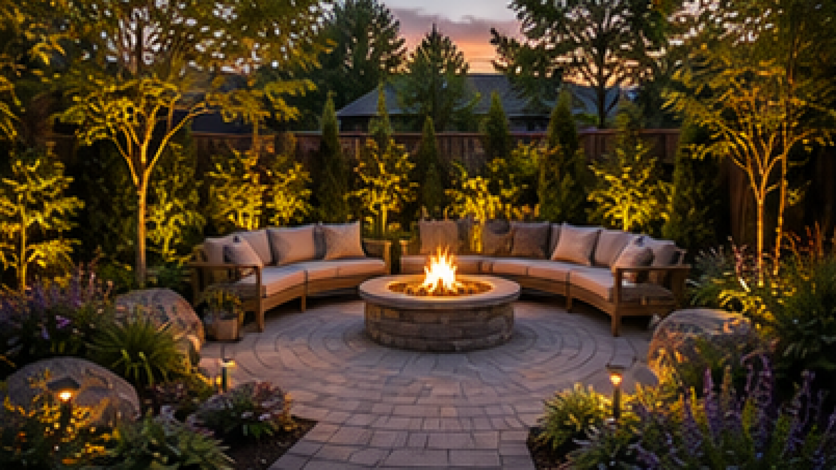 Backyard Fire Pit Landscaping Ideas overview