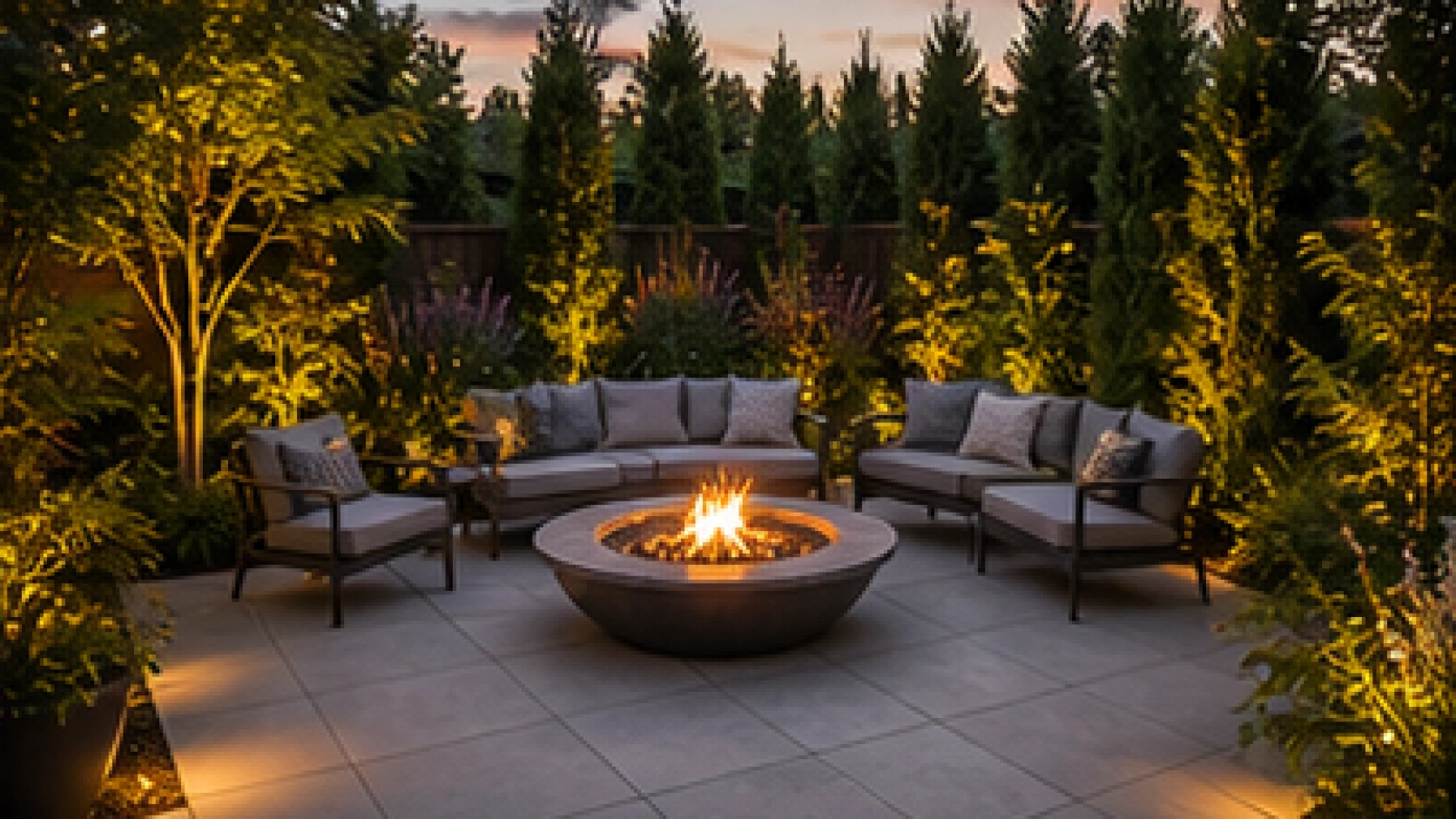 Backyard Fire Pit Landscaping Ideas alternate style
