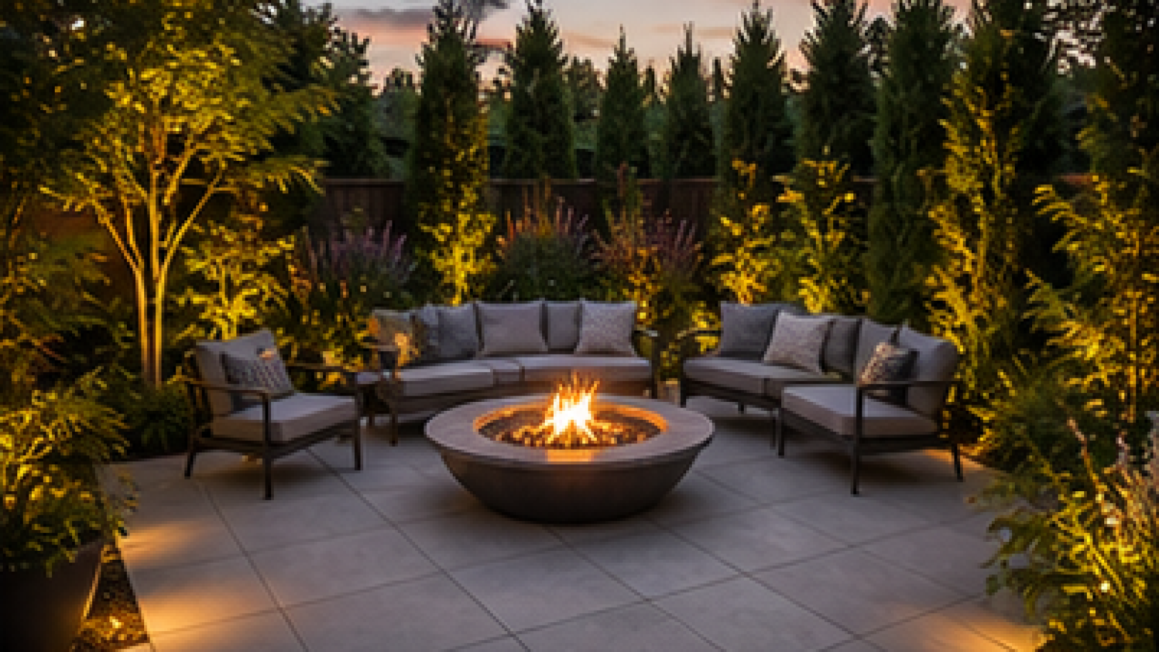 Backyard Fire Pit Landscaping Ideas alternate style