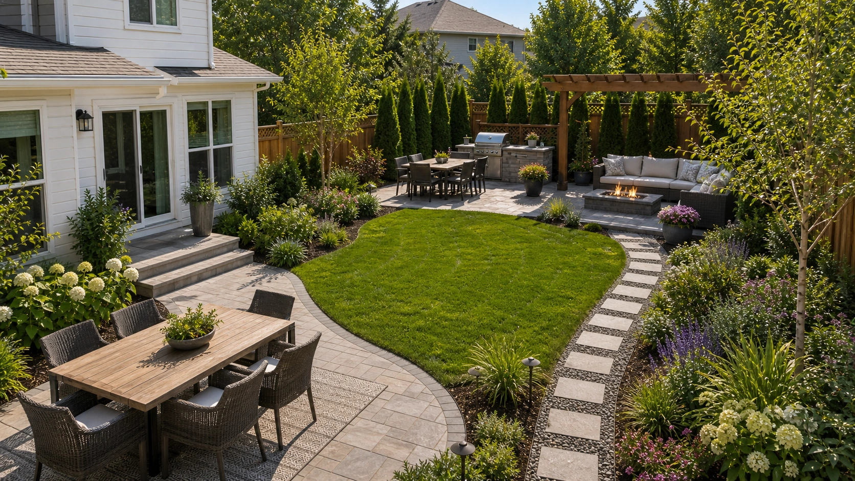 Backyard Ideas layout idea