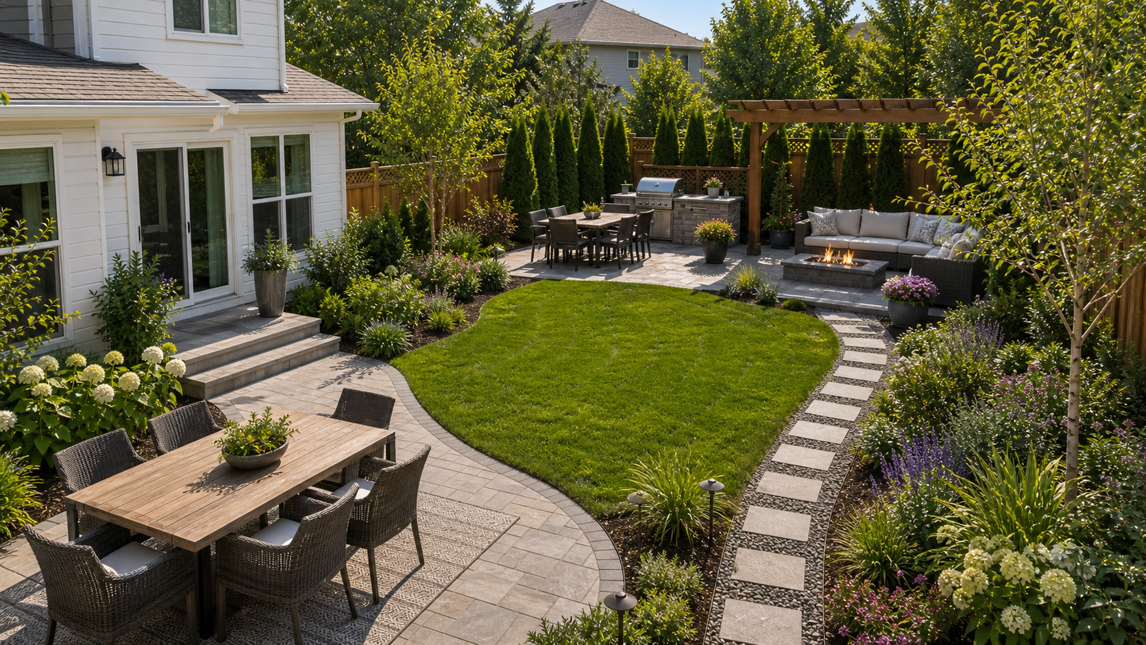 Backyard Ideas layout idea