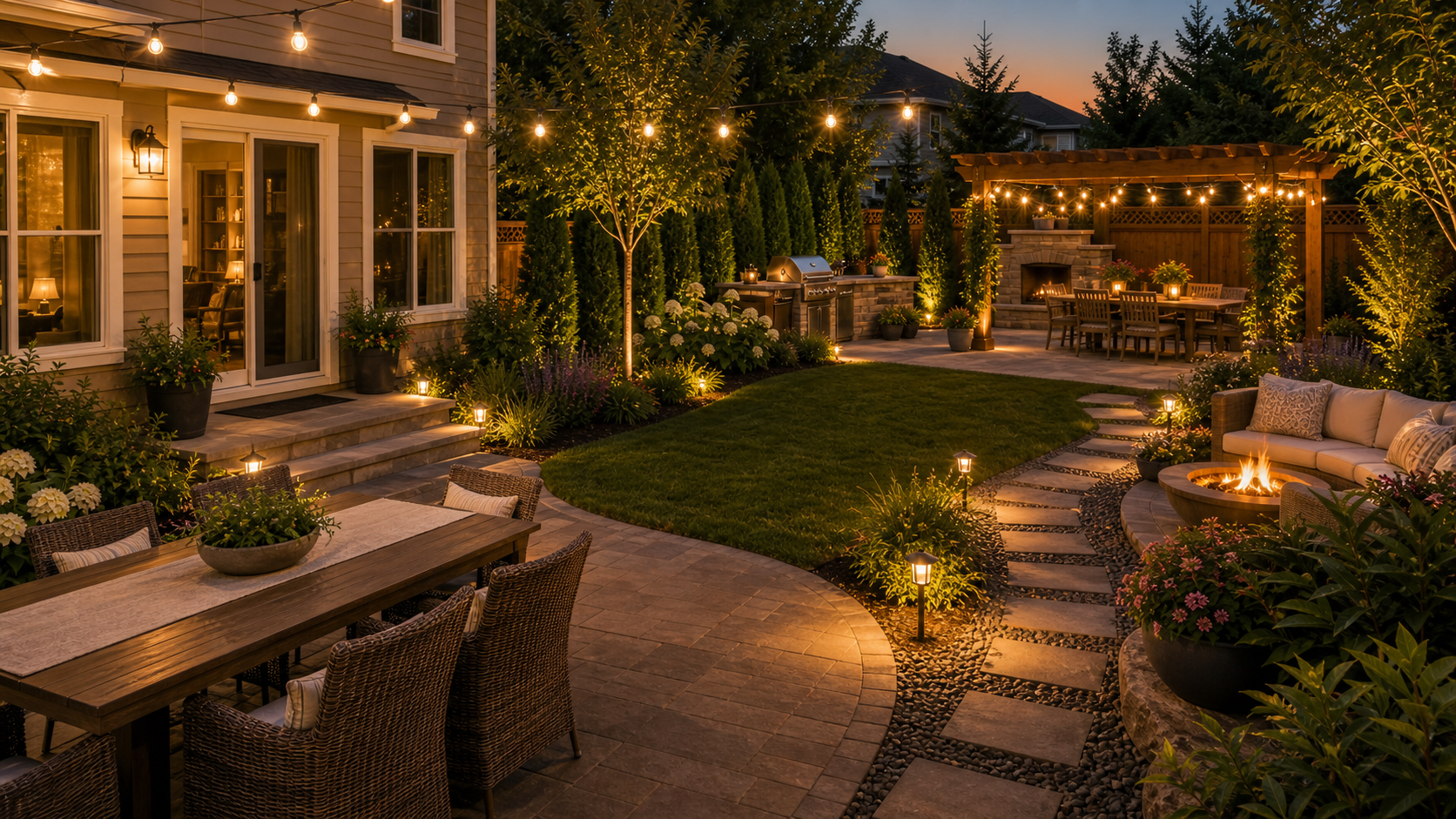Backyard Ideas lighting idea
