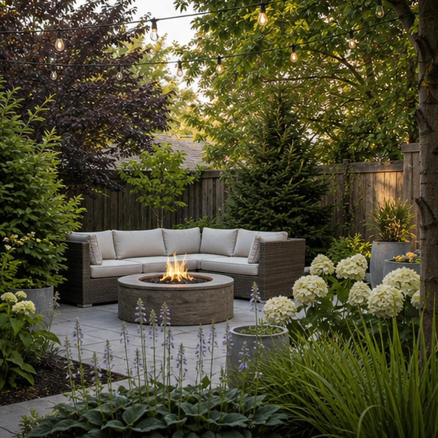 Backyard Landscaping Ideas in a real setting