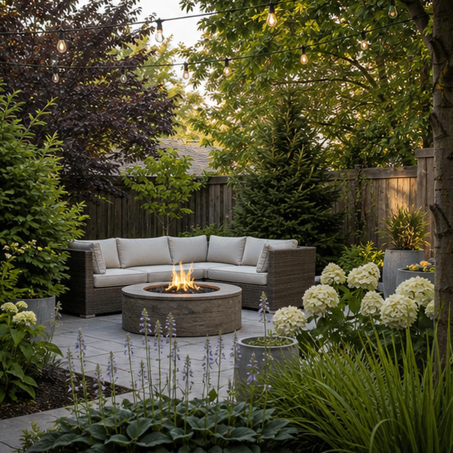 Backyard Landscaping Ideas in a real setting