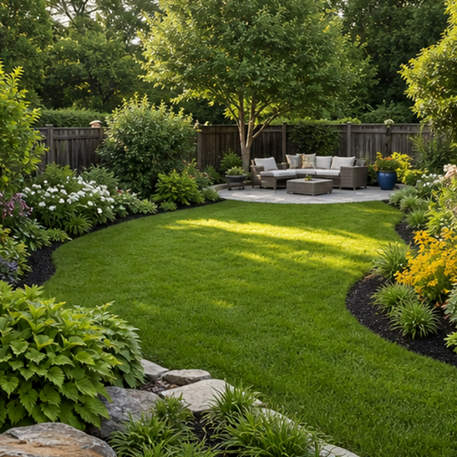 Backyard Landscaping Ideas layout idea