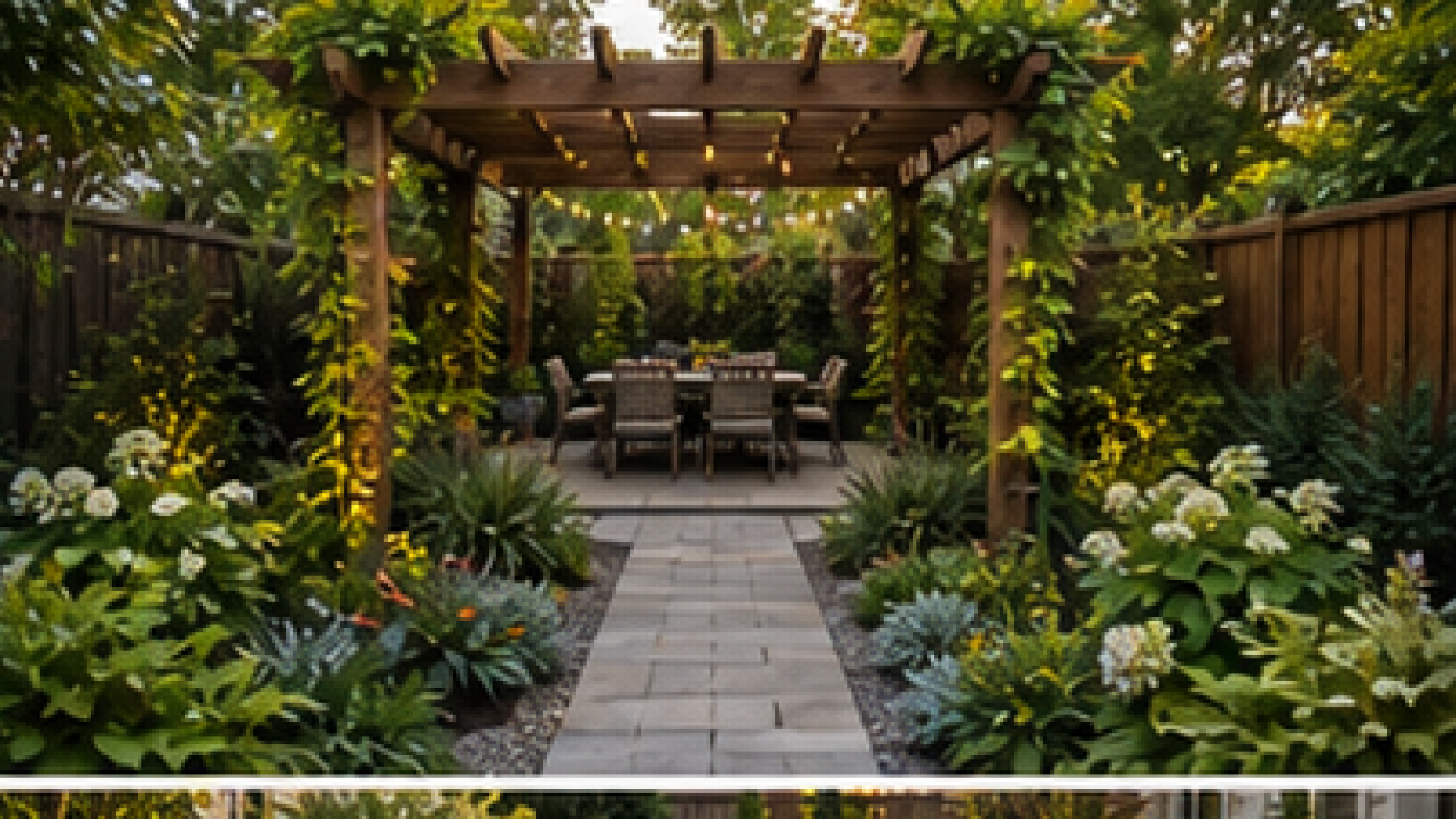 Backyard Walkway Ideas with pergola accent