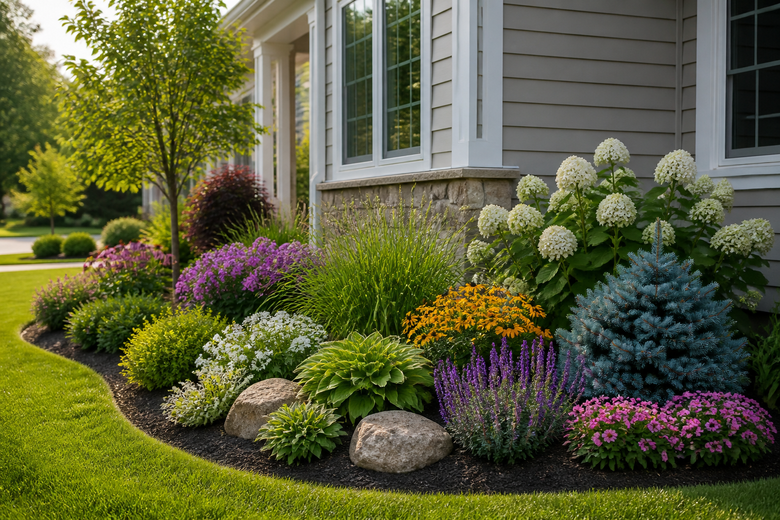 Corner Flower Bed Ideas overview