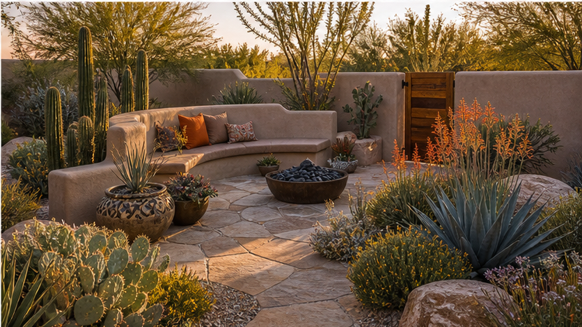 Desert Landscaping Ideas with alternate style
