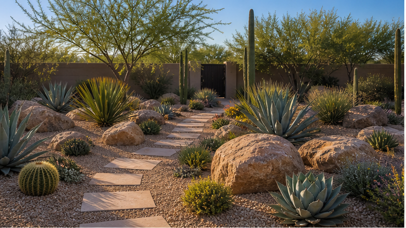 Desert Landscaping Ideas with second view