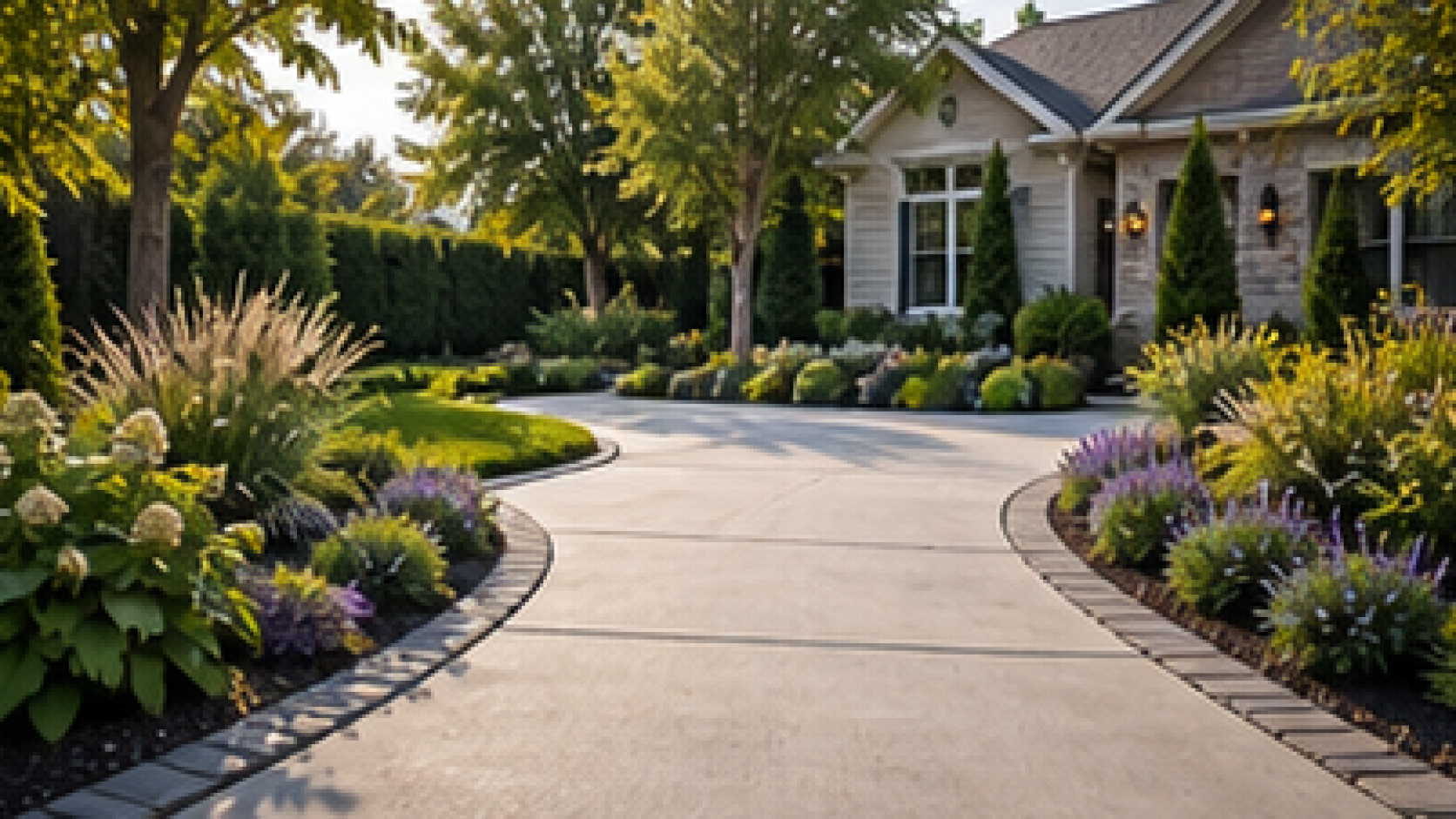 Driveway Border Landscaping Ideas overview