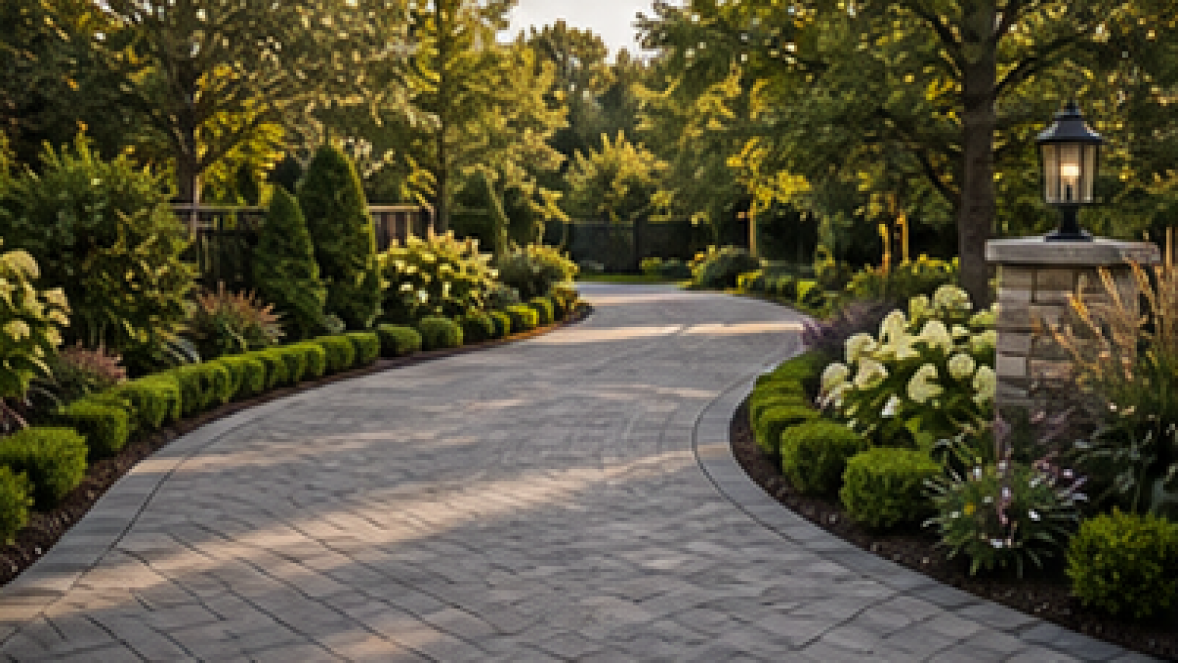 Driveway Entrance Landscaping Ideas layout idea