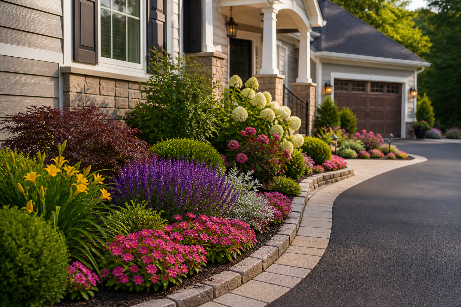Driveway Flower Bed Ideas overview