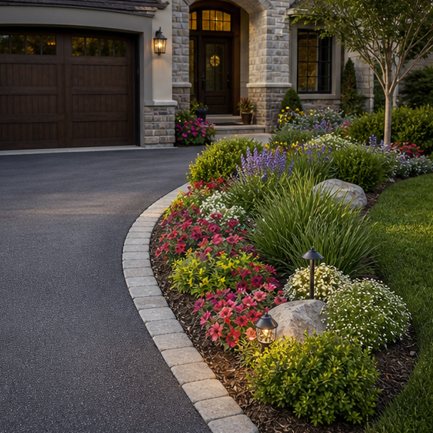 Driveway Flower Bed Ideas second view