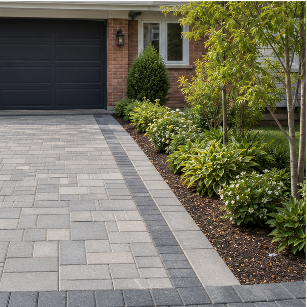 Driveway Ideas with small-space angle