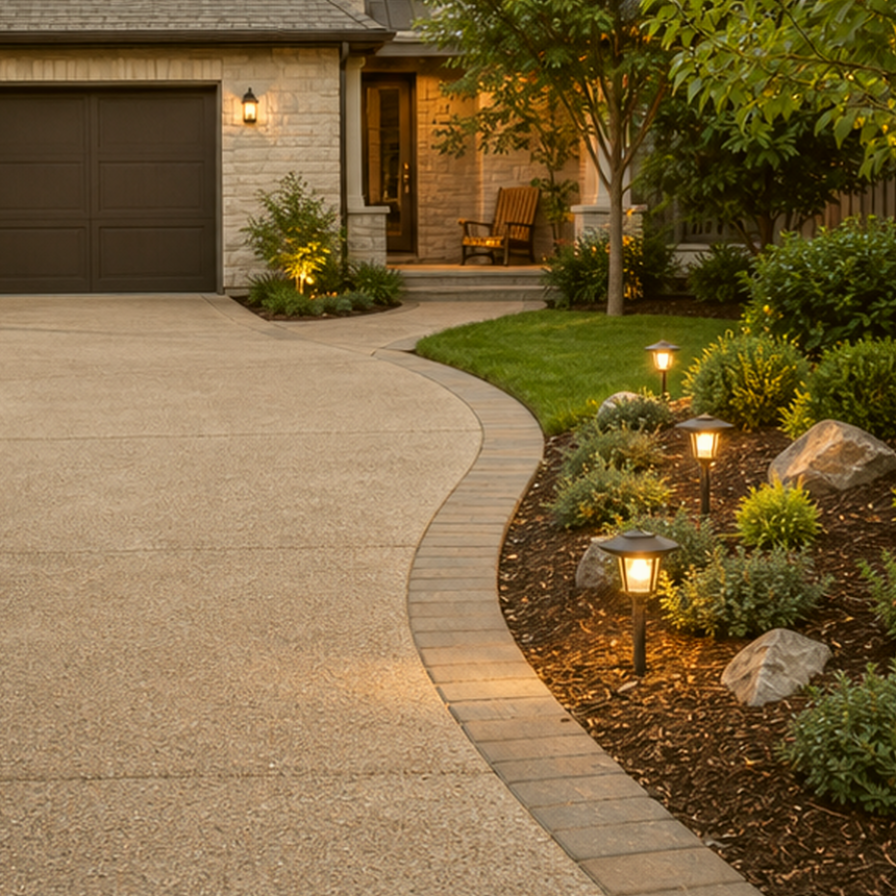 Driveway Ideas lighting idea