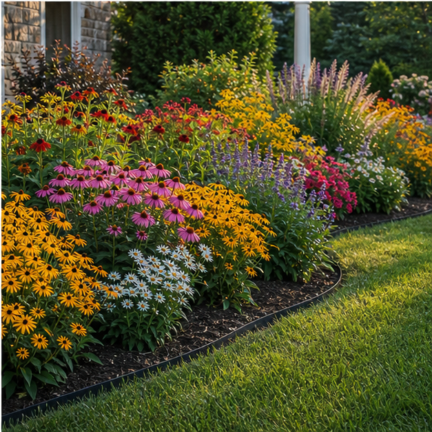 Flower Garden Ideas with seasonal color