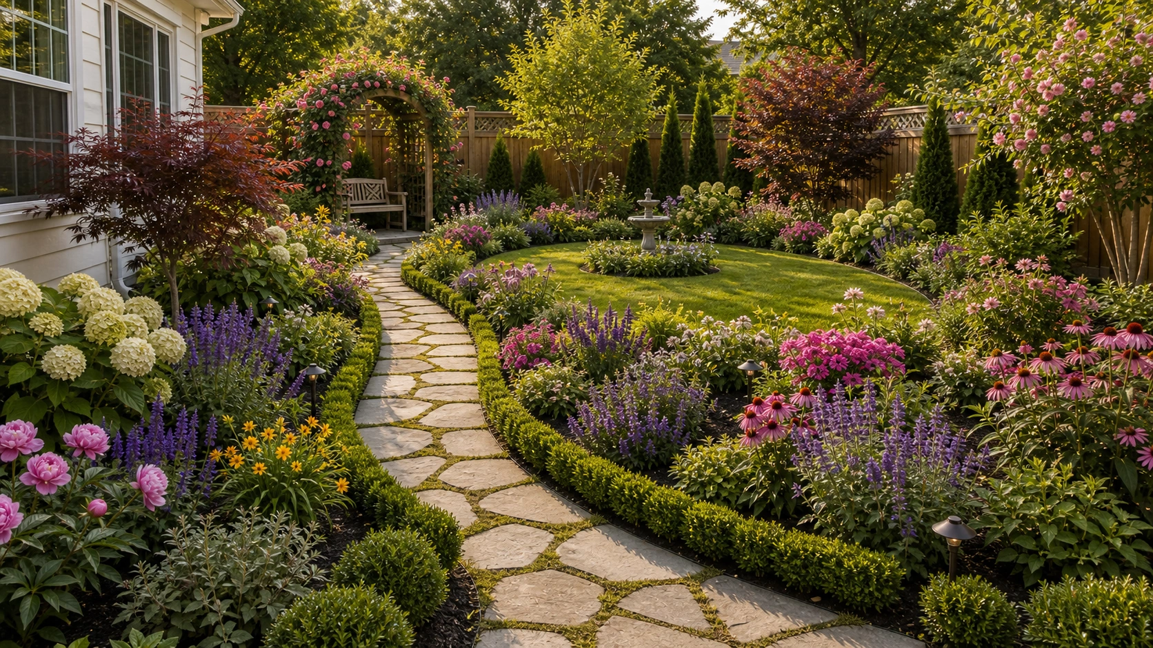 Flower Garden Ideas layout idea