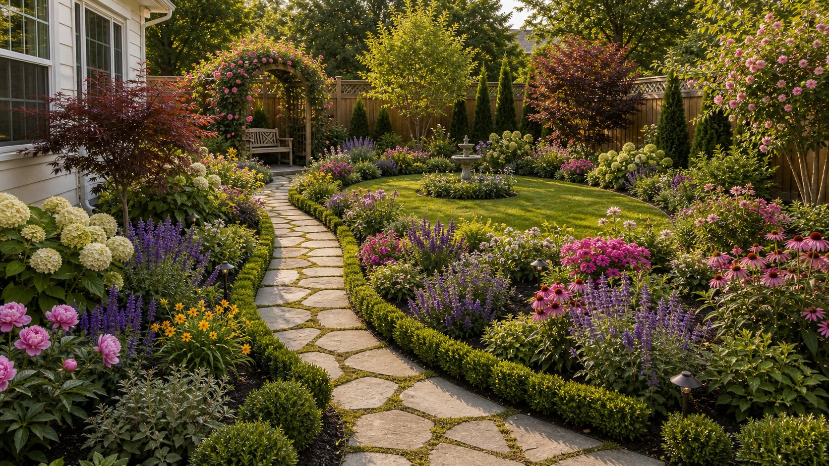 Flower Garden Ideas layout idea