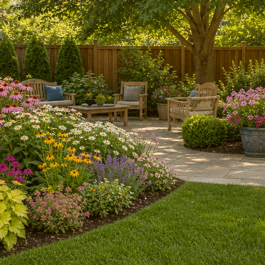 Flower Garden Ideas lighting idea