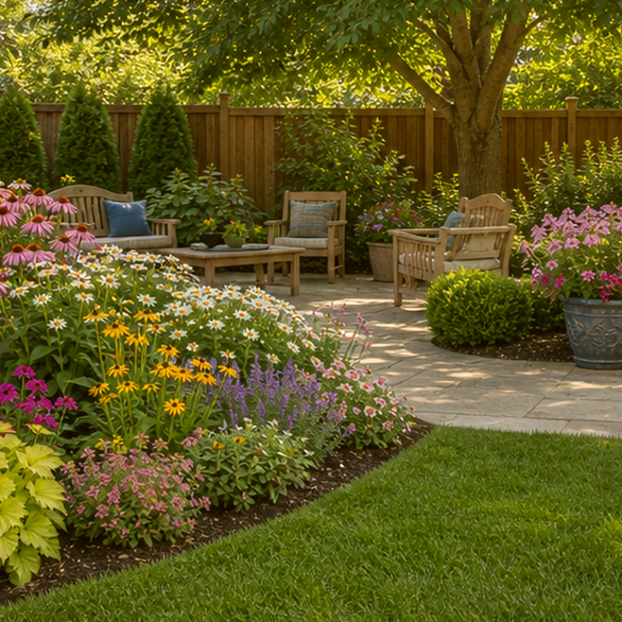 Flower Garden Ideas lighting idea