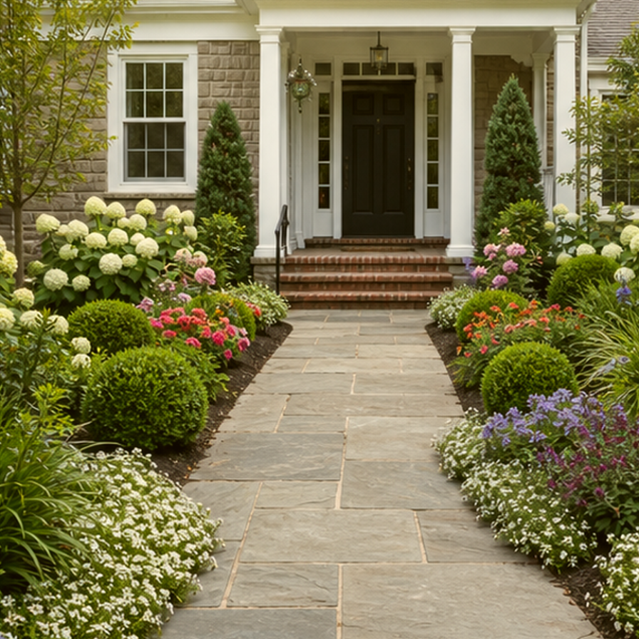 Front Yard Landscaping Ideas lighting idea