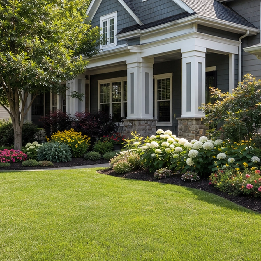 Front Yard Landscaping Ideas in a real setting