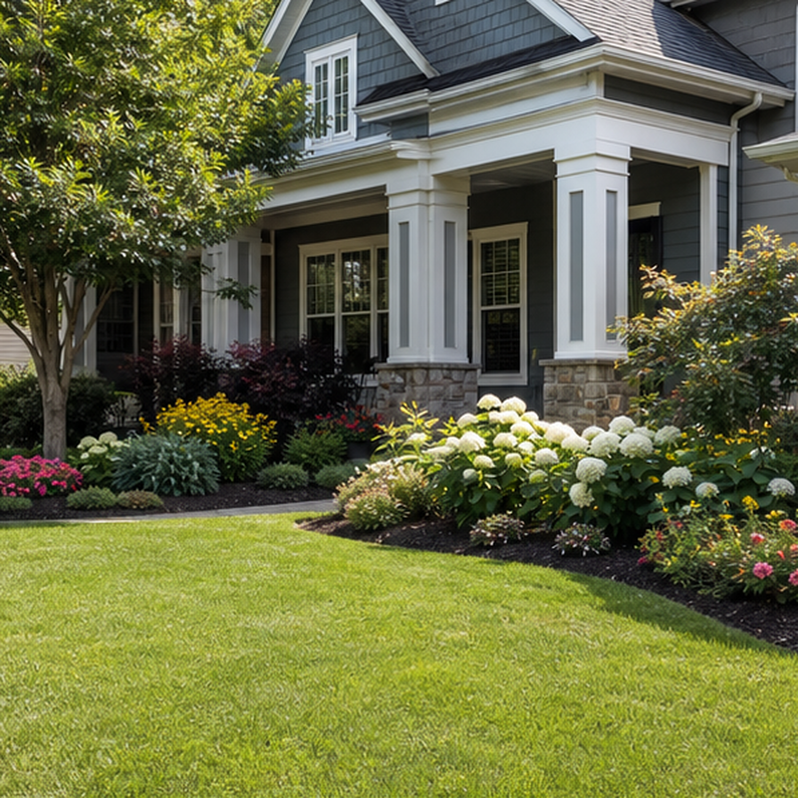 Front Yard Landscaping Ideas in a real setting