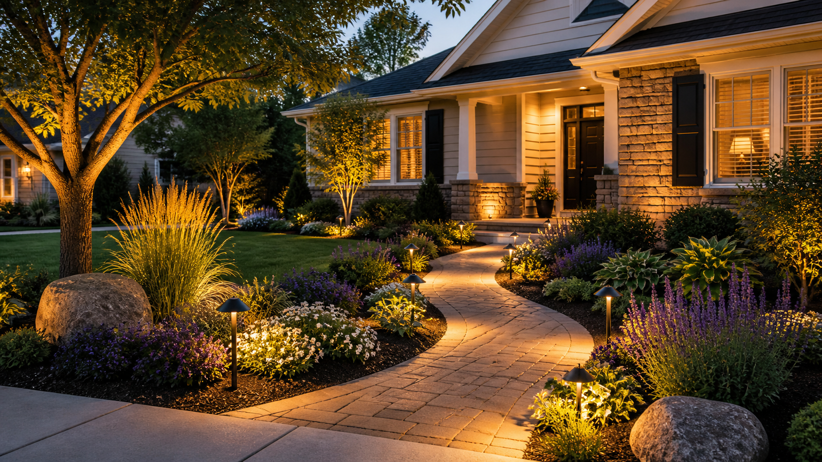 Front Yard Lighting Ideas overview