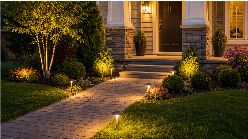 Front Yard Lighting Ideas with lighting idea