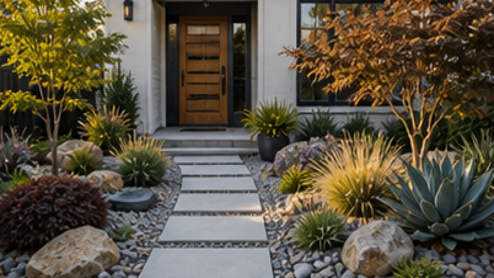 Front Yard Rock Landscaping Ideas alternate style