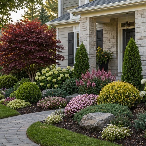 Front Yard Shrub Landscaping Ideas alternate style