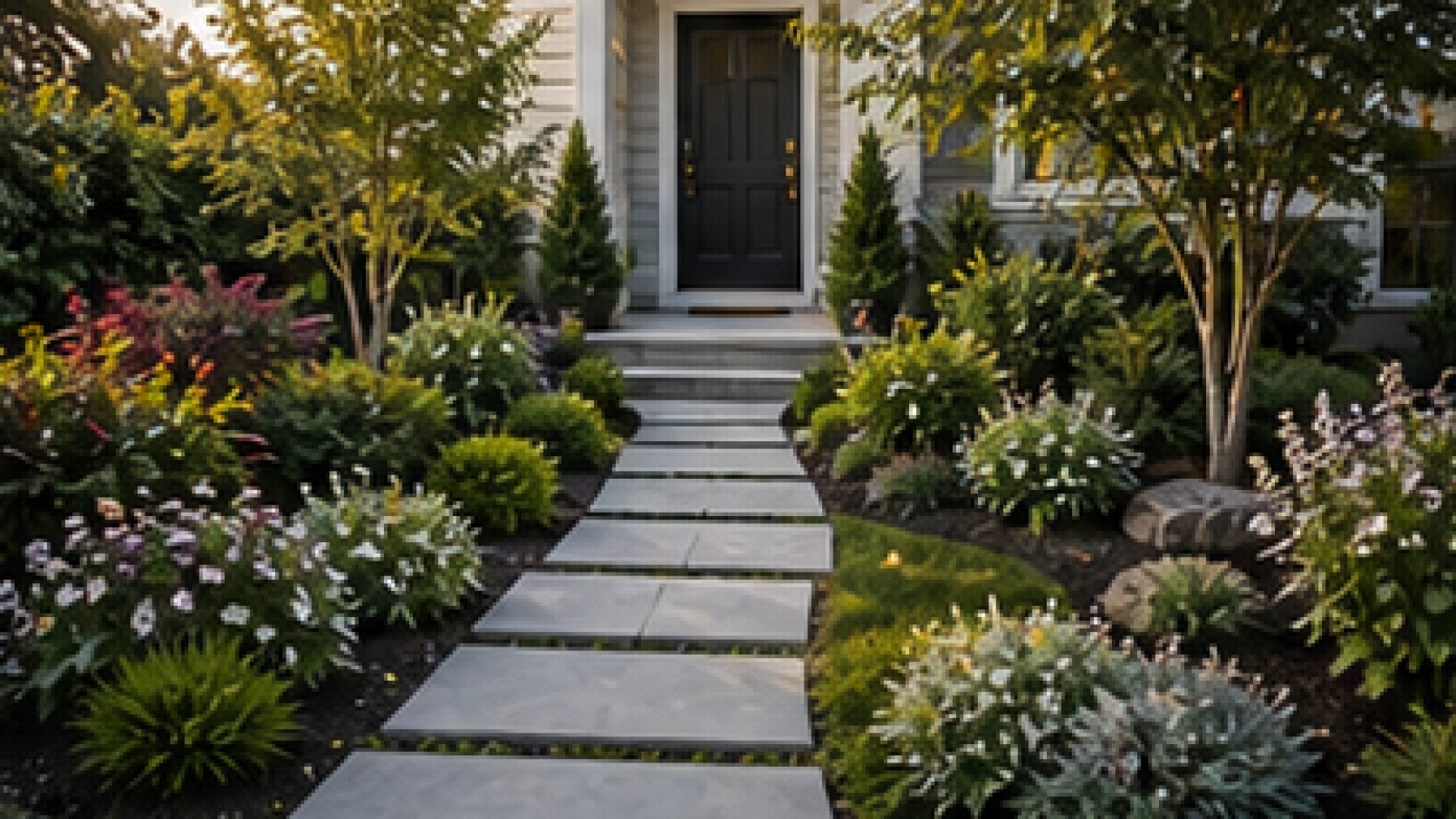 Front Yard Walkway Ideas layout idea