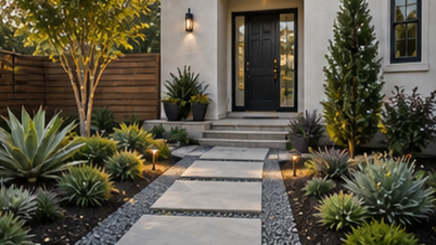 Front Yard Walkway Ideas alternate style