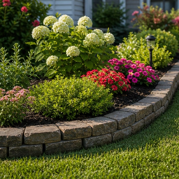 Garden Edging Ideas with alternate style