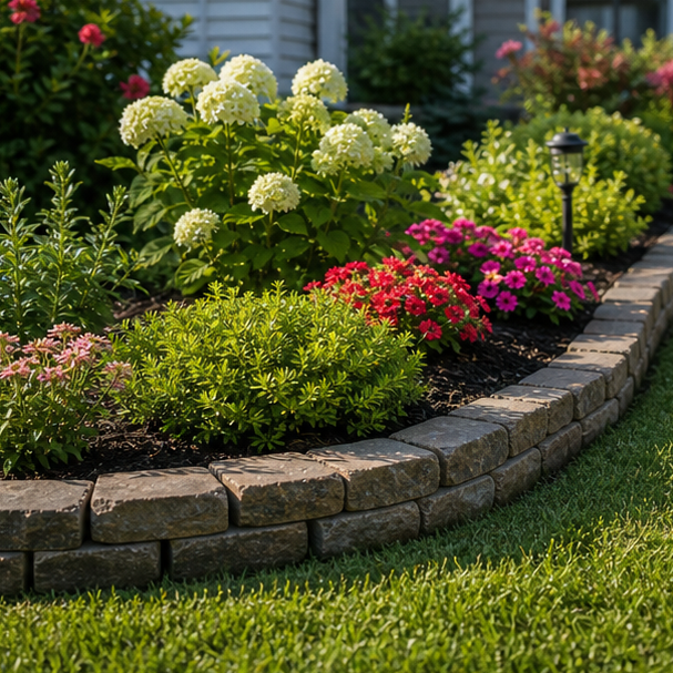 Garden Edging Ideas with alternate style
