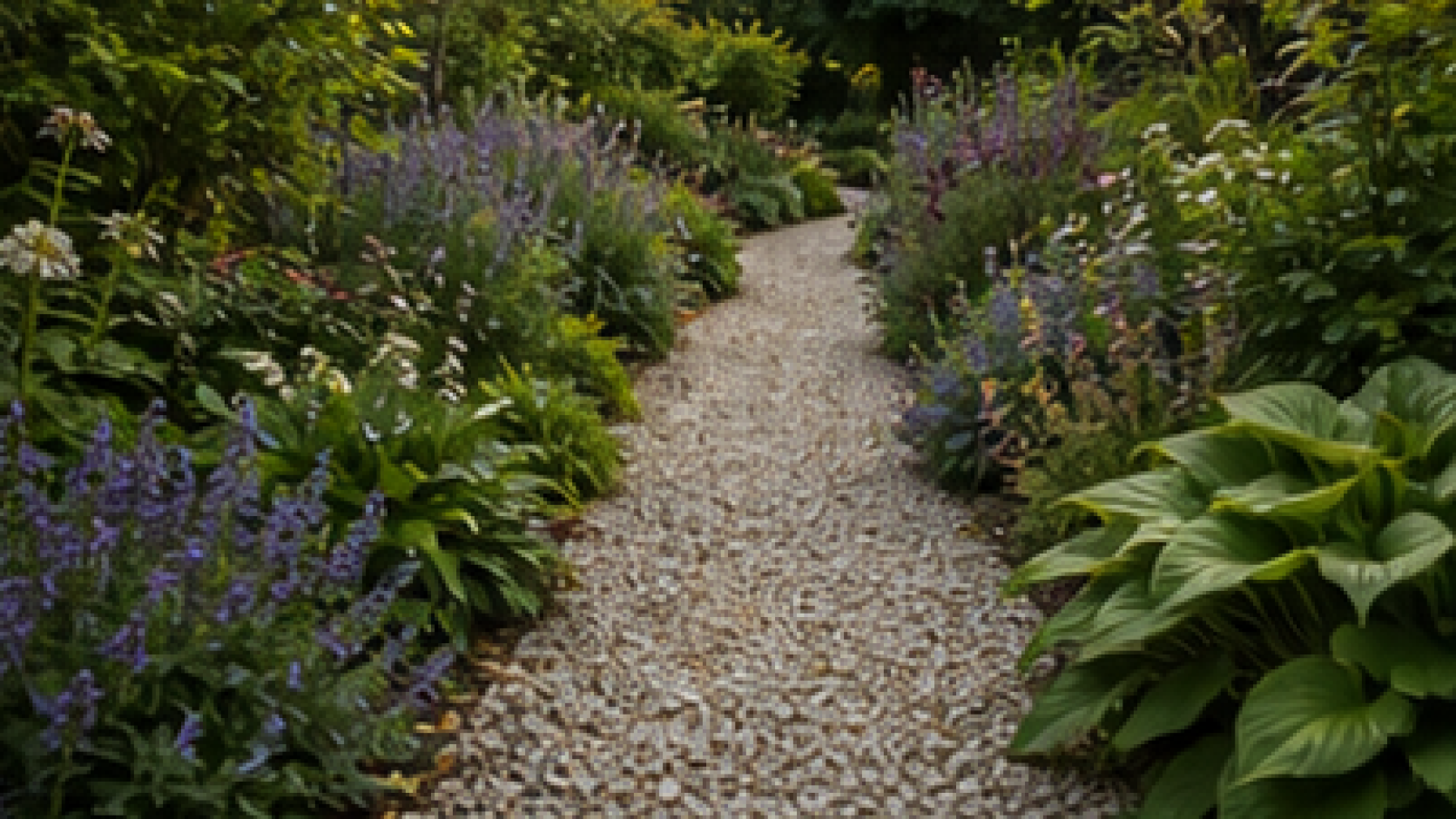 Garden Path Ideas with light gravel