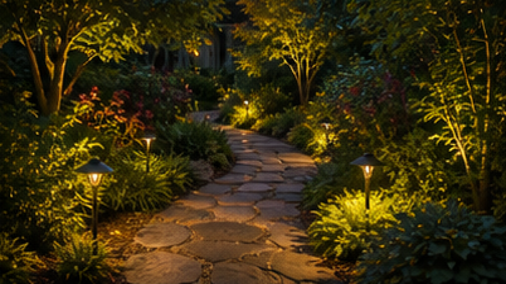 Garden Path Ideas lighting idea