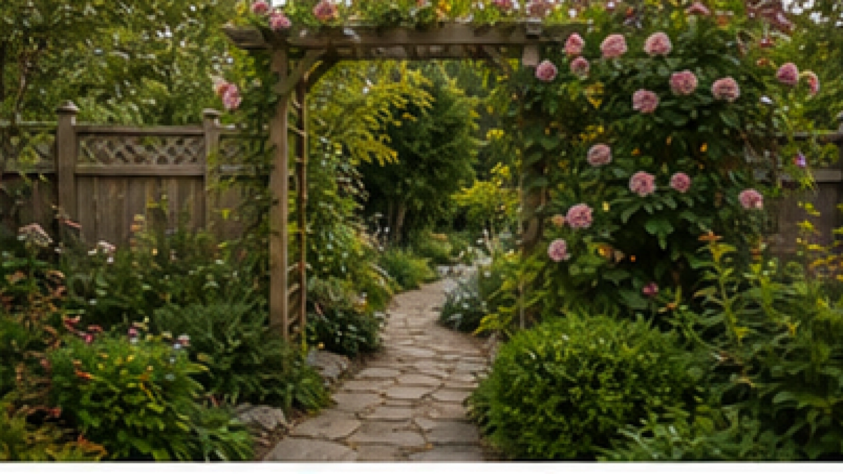 Garden Path Ideas with trellis accent