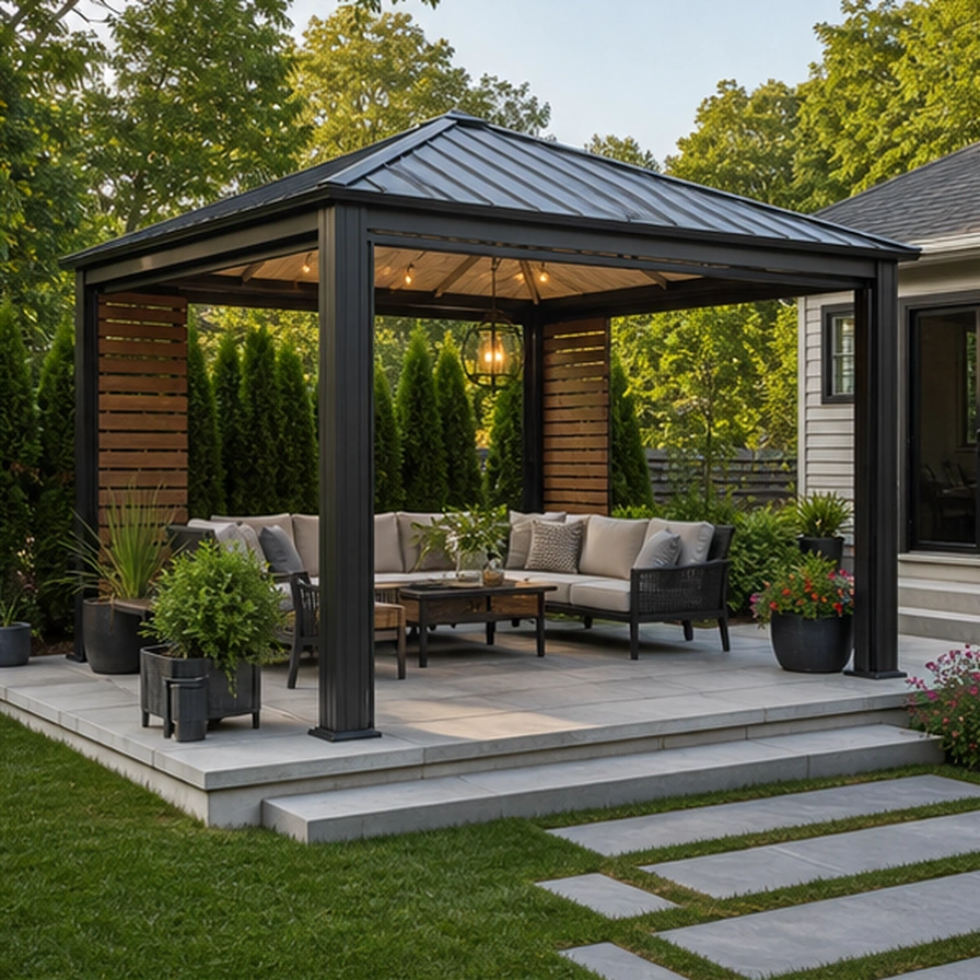 Gazebo Ideas in a real setting