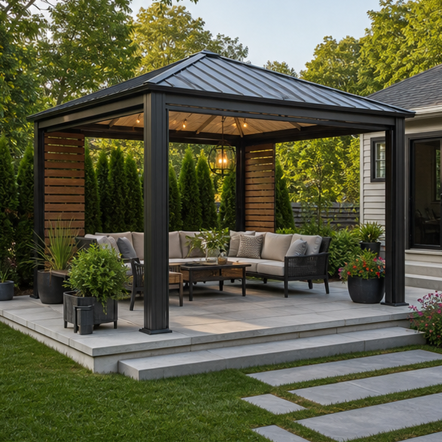 Gazebo Ideas in a real setting